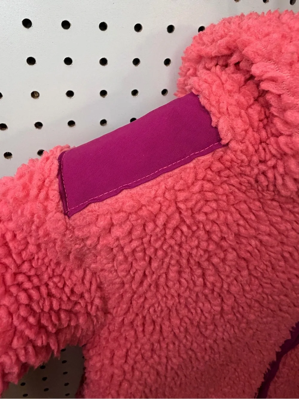 Hanna Andersson Thick Sherpa Fleece Hooded Jacket Pink Size 130 / US 8